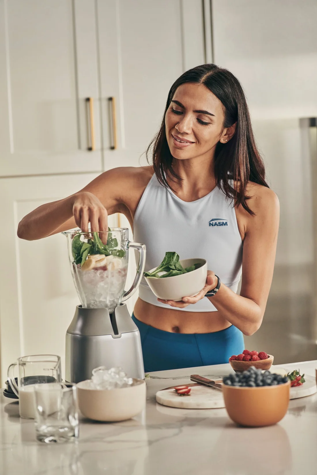 NASM-certified trainer preparing a nutrition plan